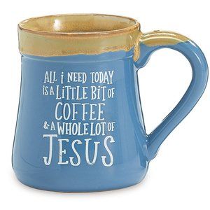A LITTLE COFFEE A LOT OF JESUS MUG
